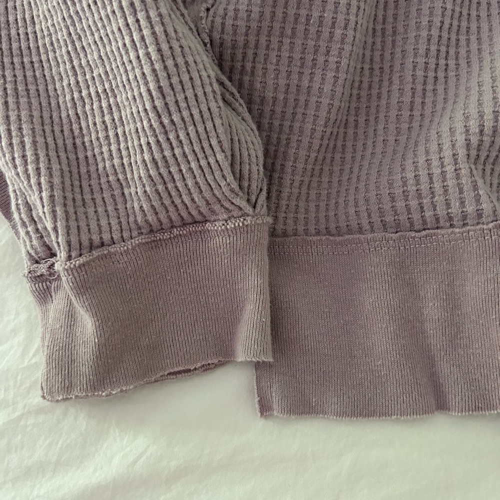 We The Free Lavender Ribbed Top - Picture 4 of 5